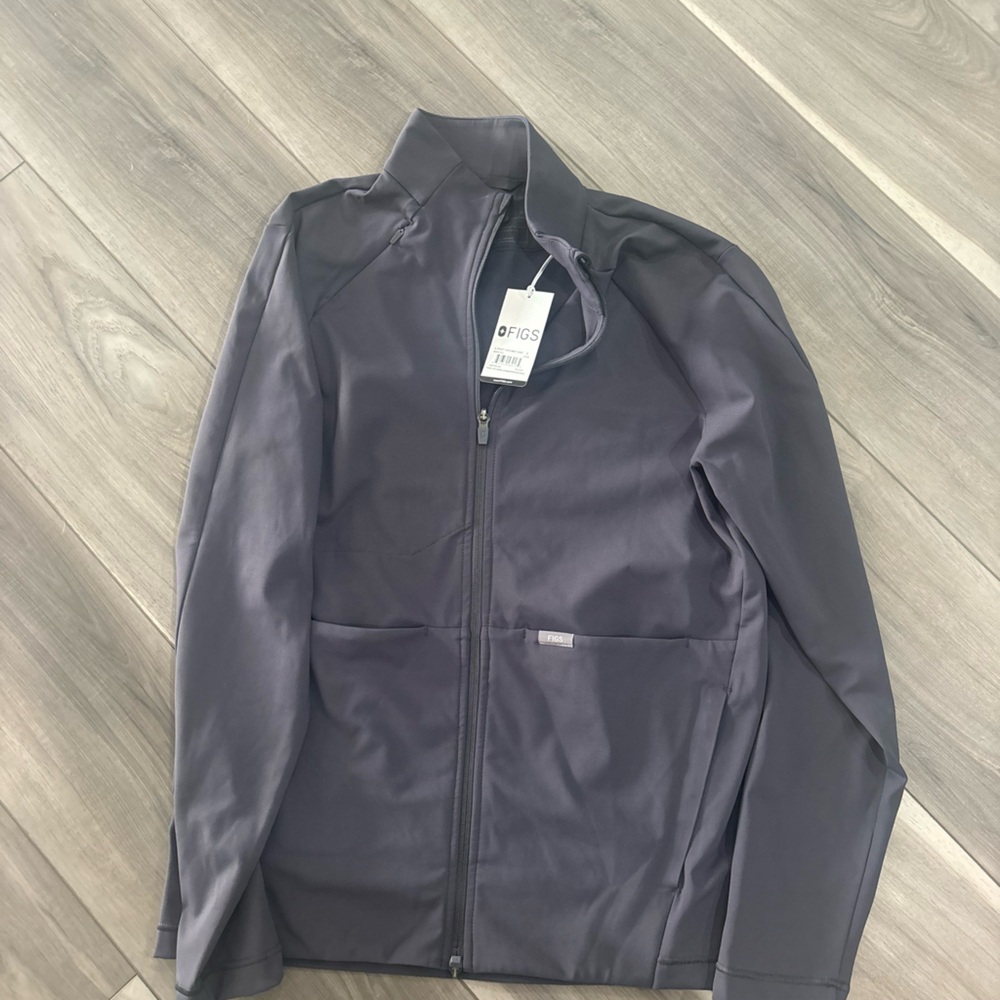 Figs Charcoal Technical Jacket